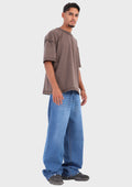 Blue Wide Leg Jeans