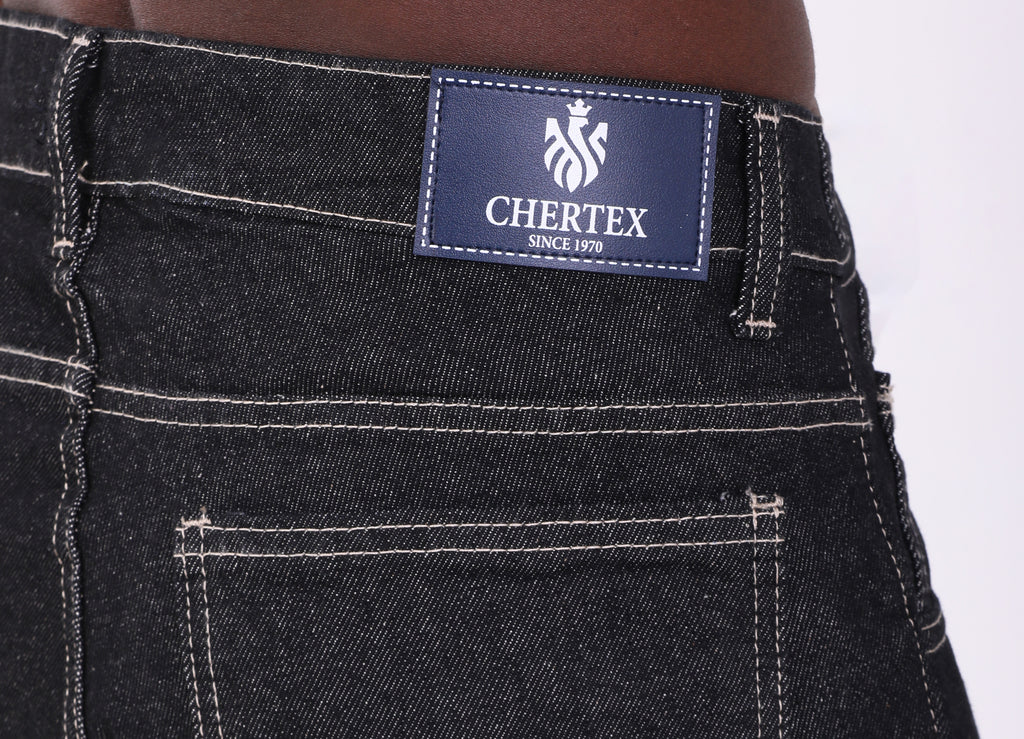 Raw Black Denim