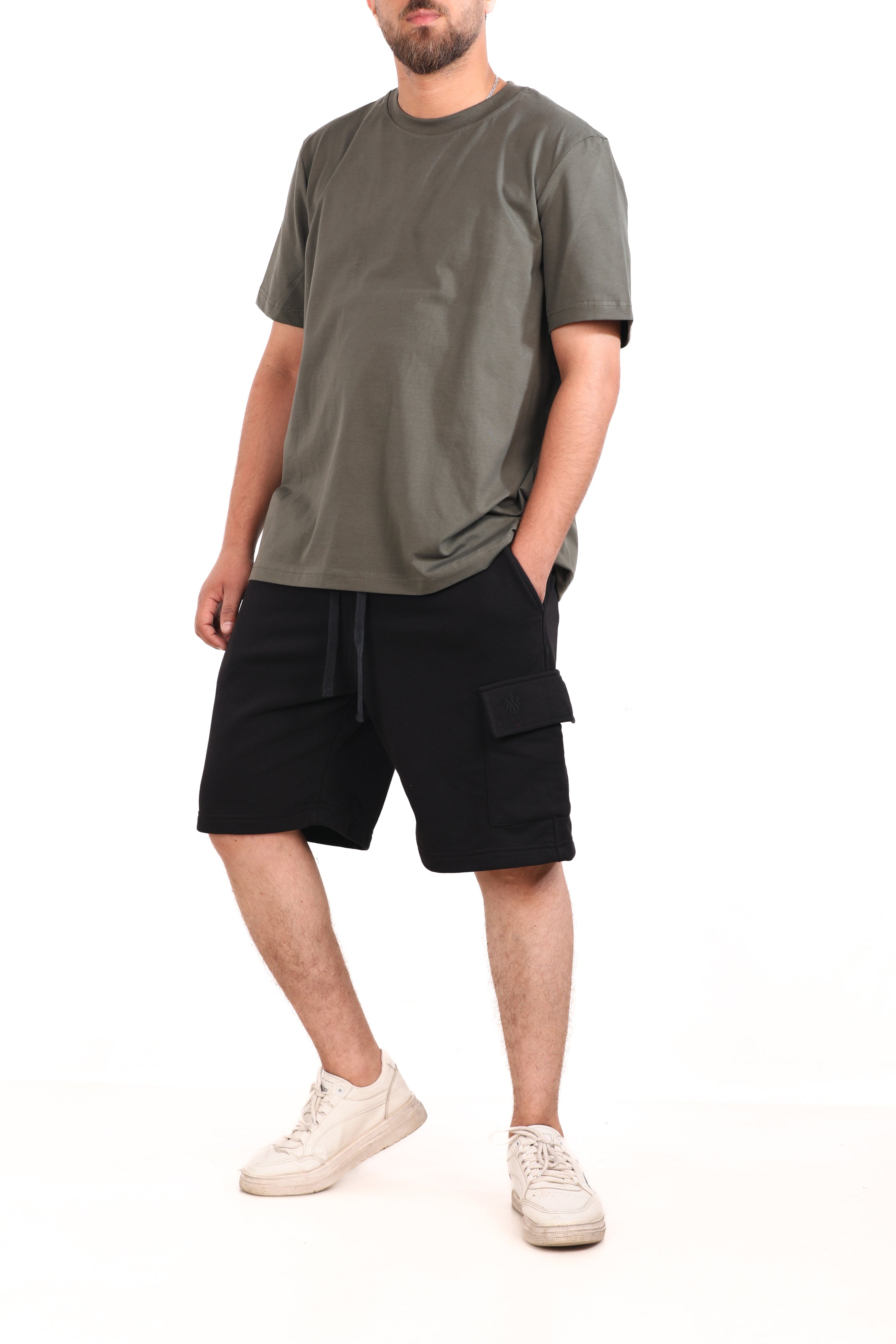 Baggy Cotton Shorts