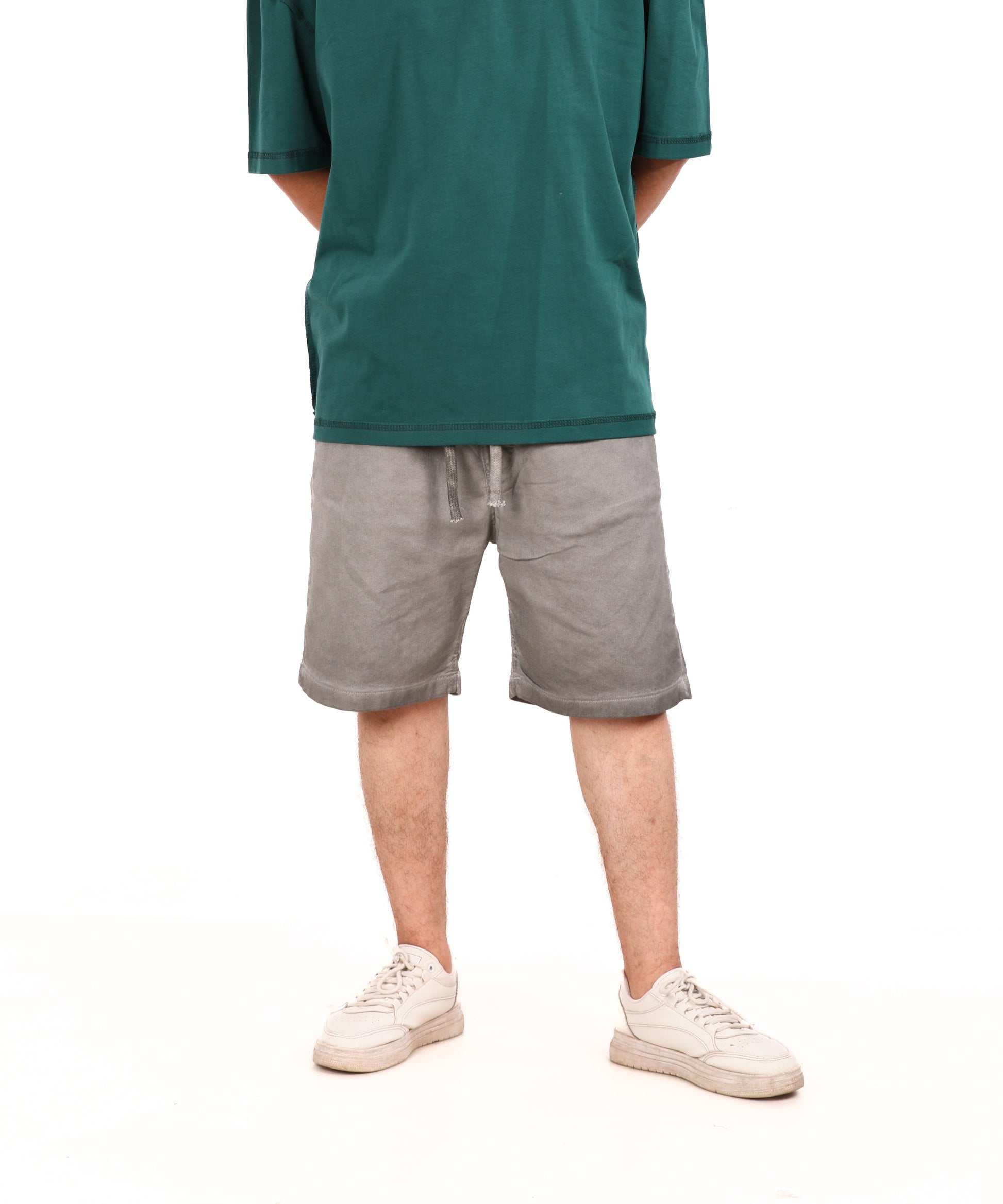 Washed Melton Shorts