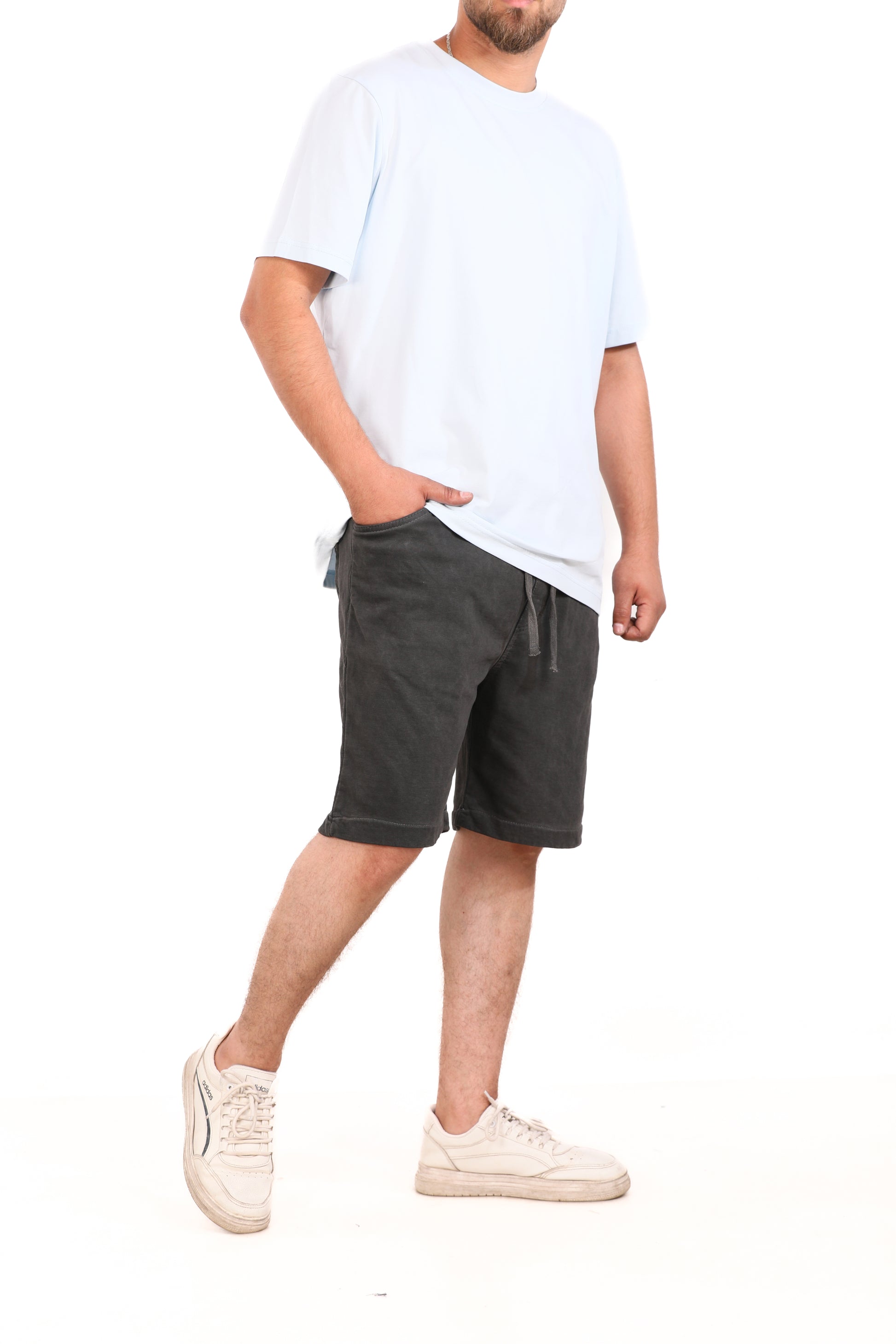 Washed Melton Shorts