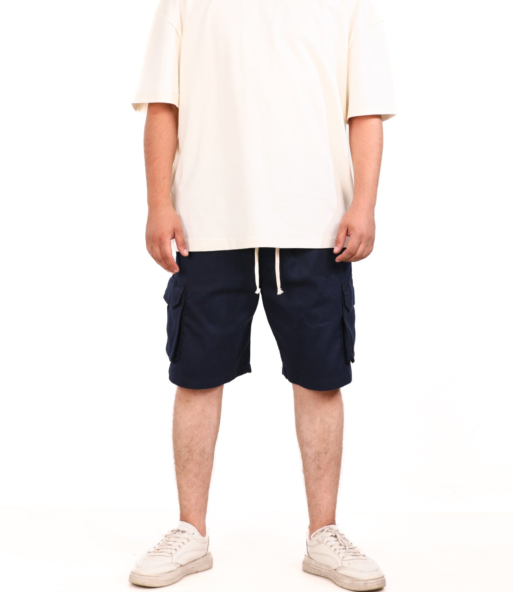 Gabardine Side Pocket Shorts