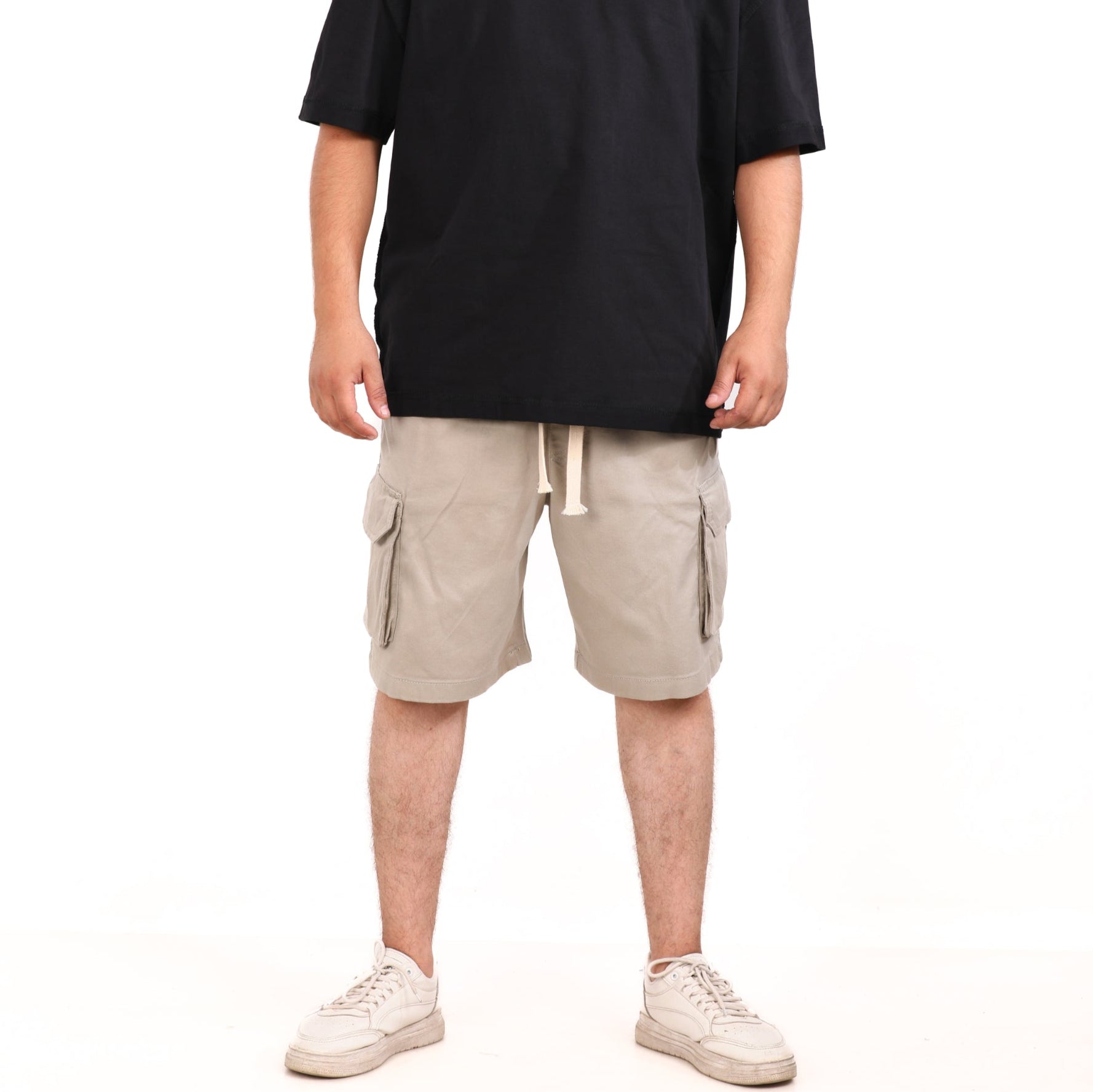 Gabardine Side Pocket Shorts