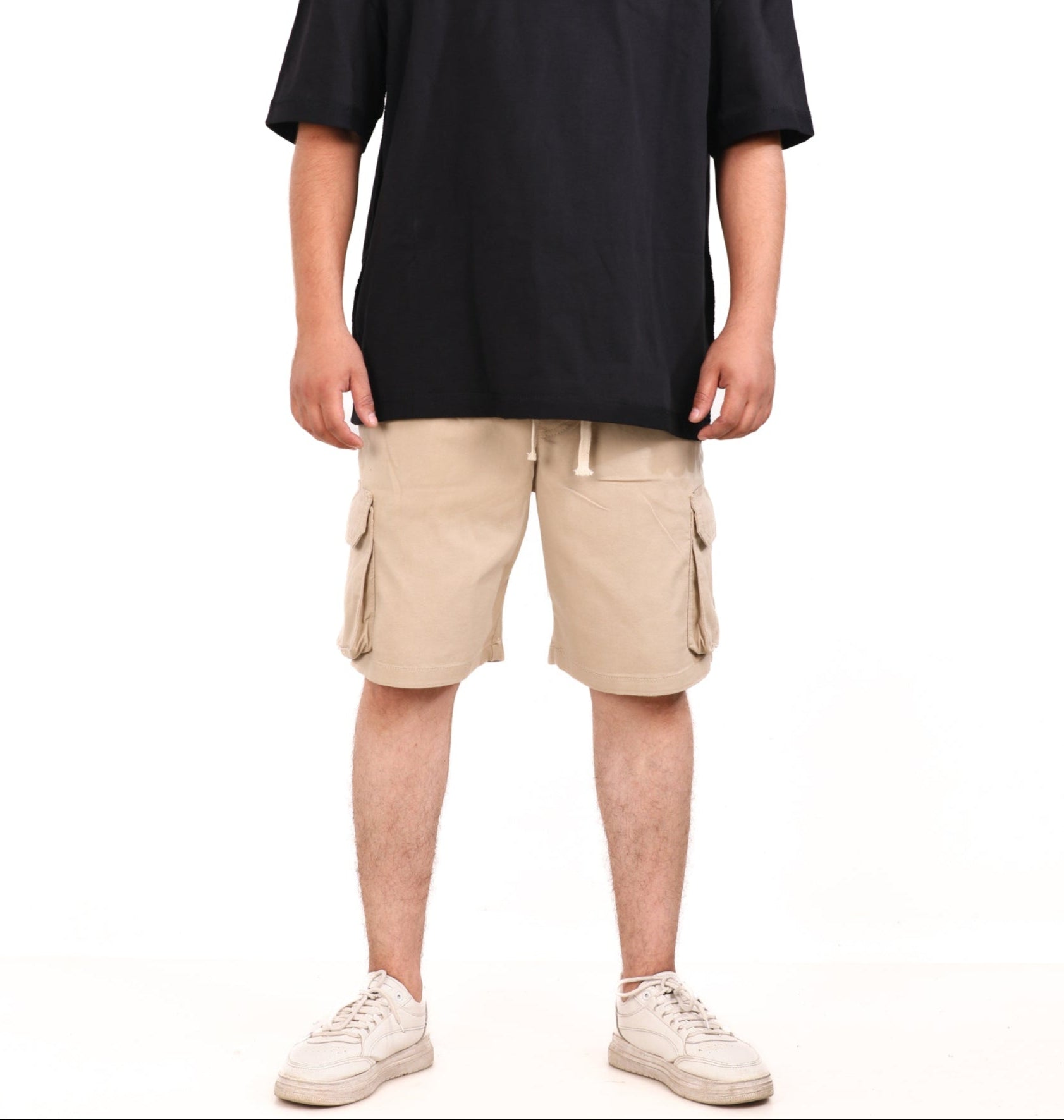 Gabardine Side Pocket Shorts