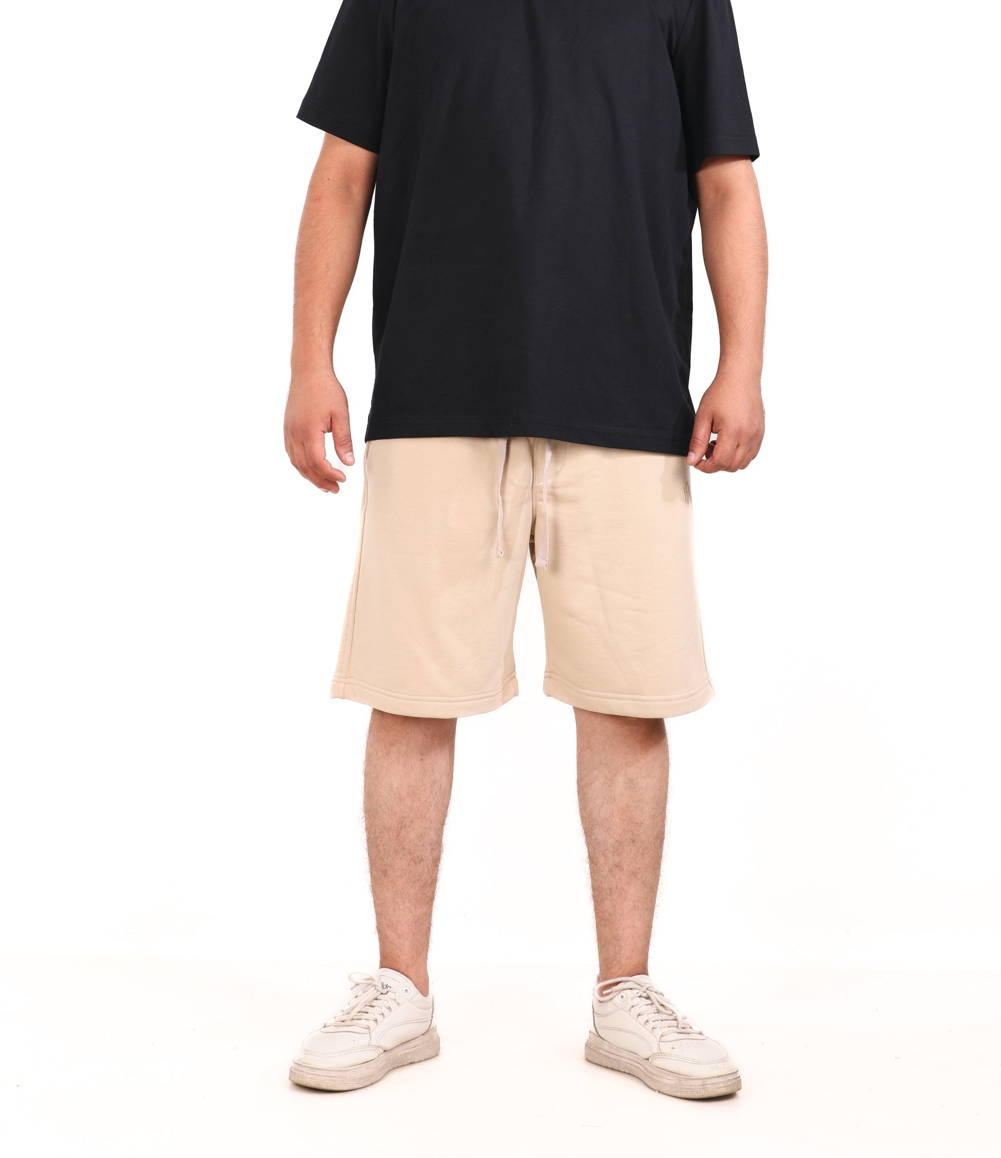 Plain Melton Shorts