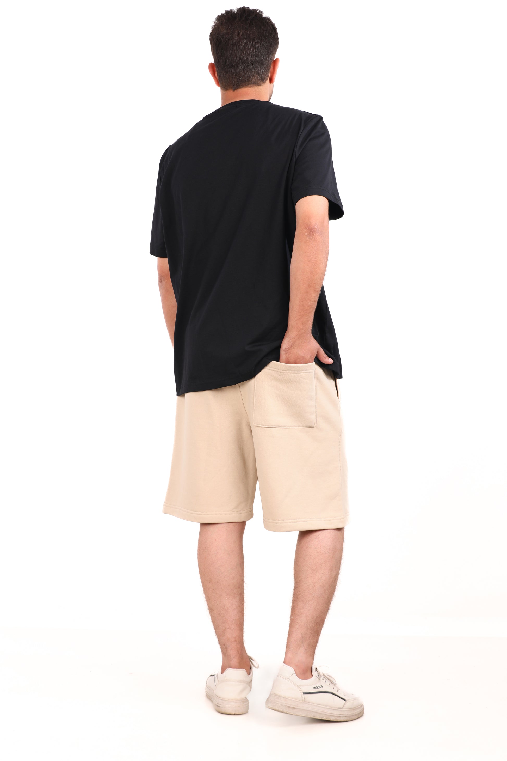 Plain Melton Shorts