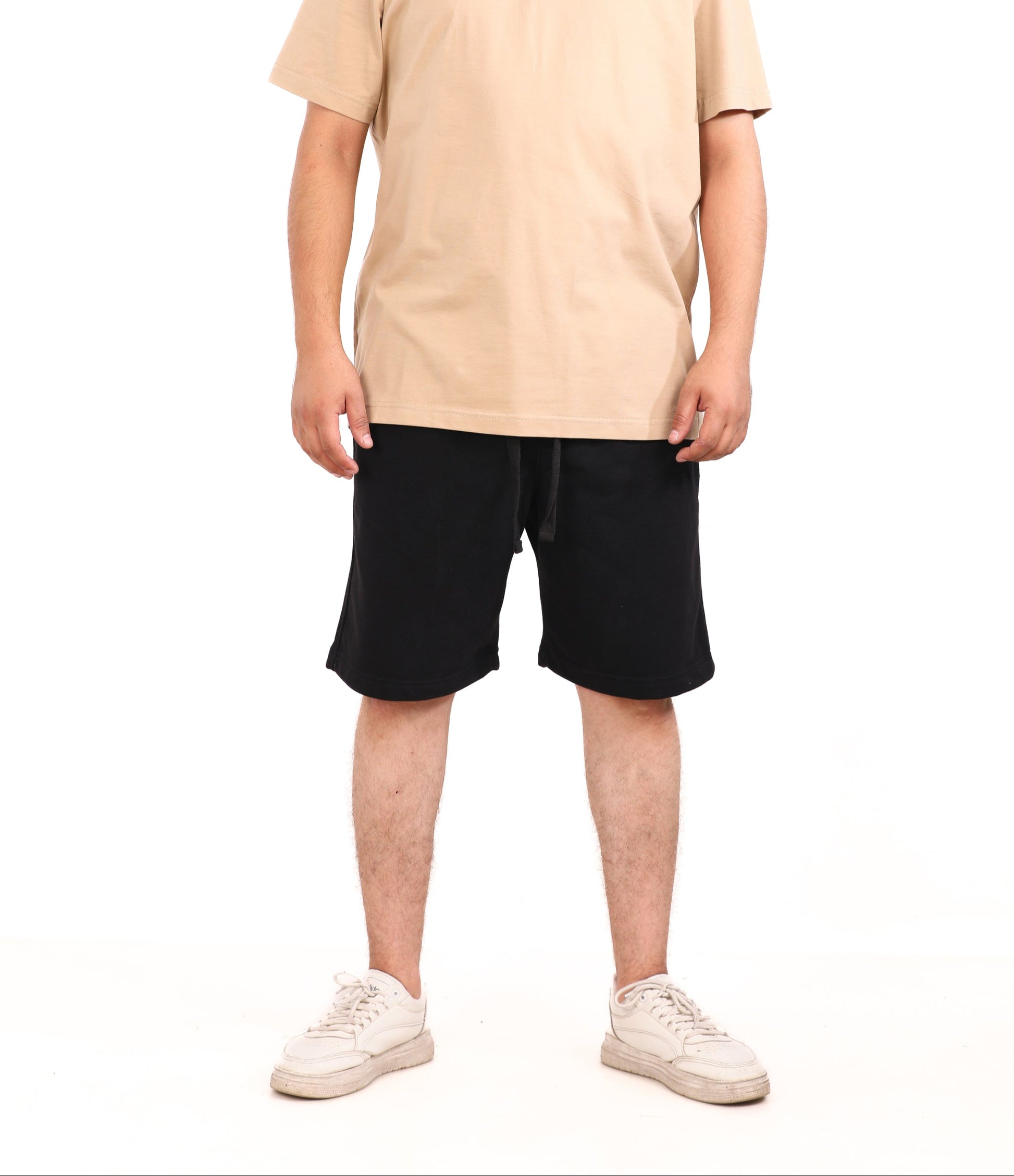 Plain Melton Shorts