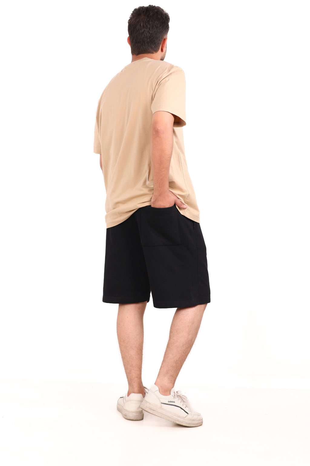Plain Melton Shorts