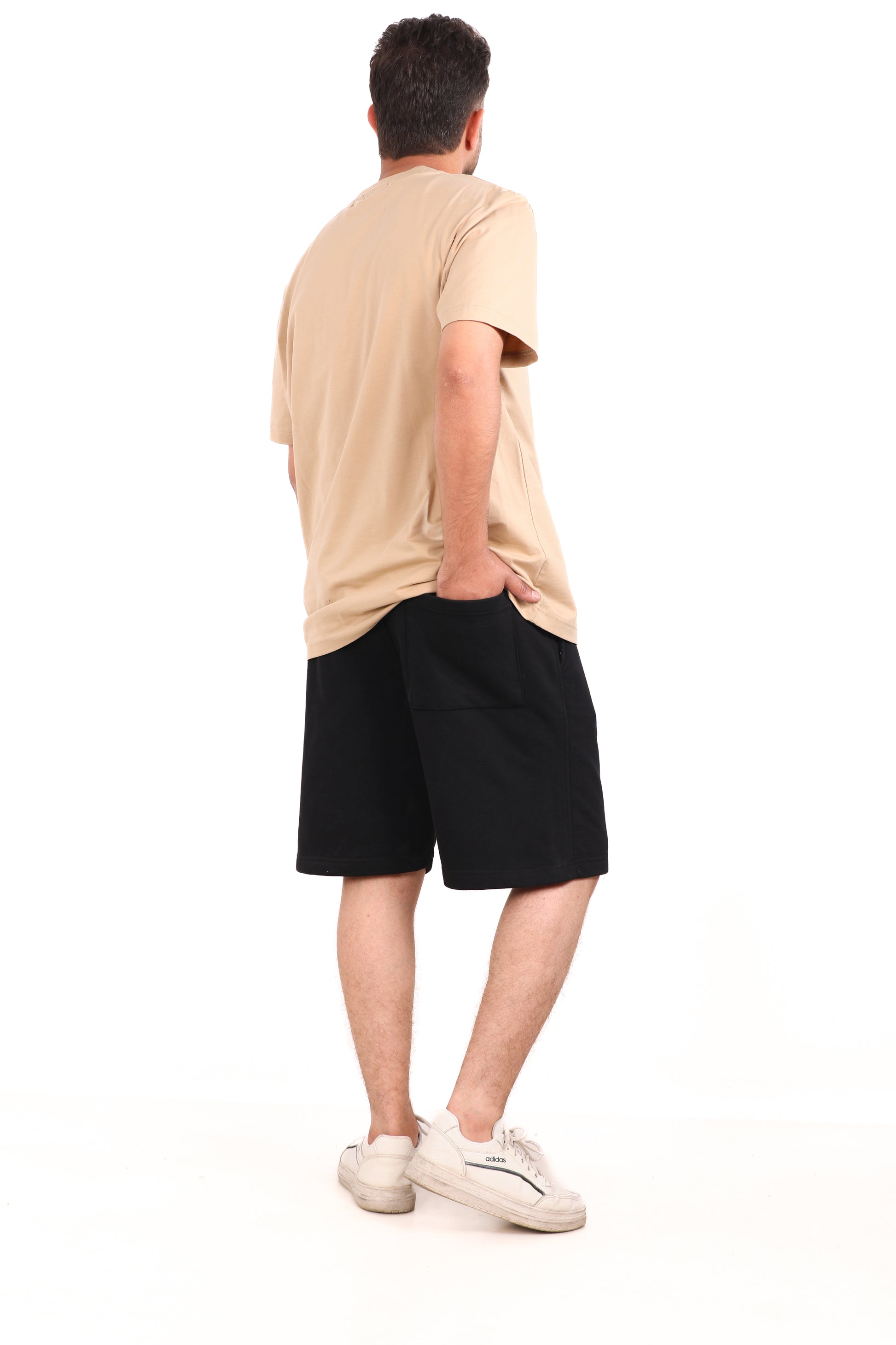 Plain Melton Shorts