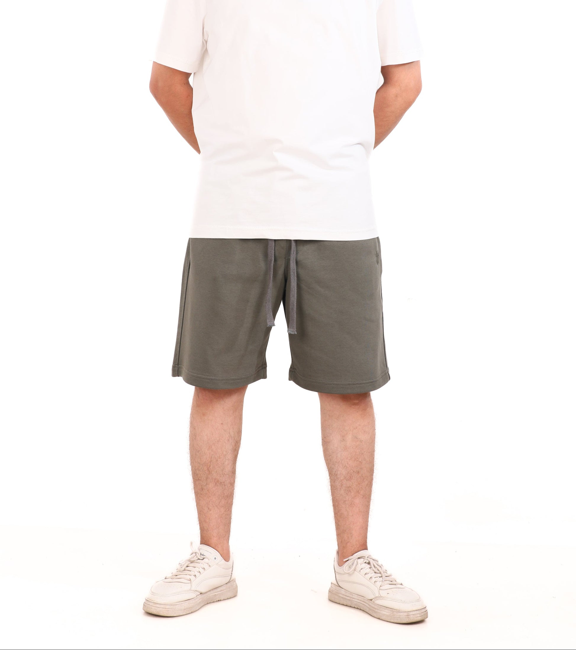 Plain Melton Shorts