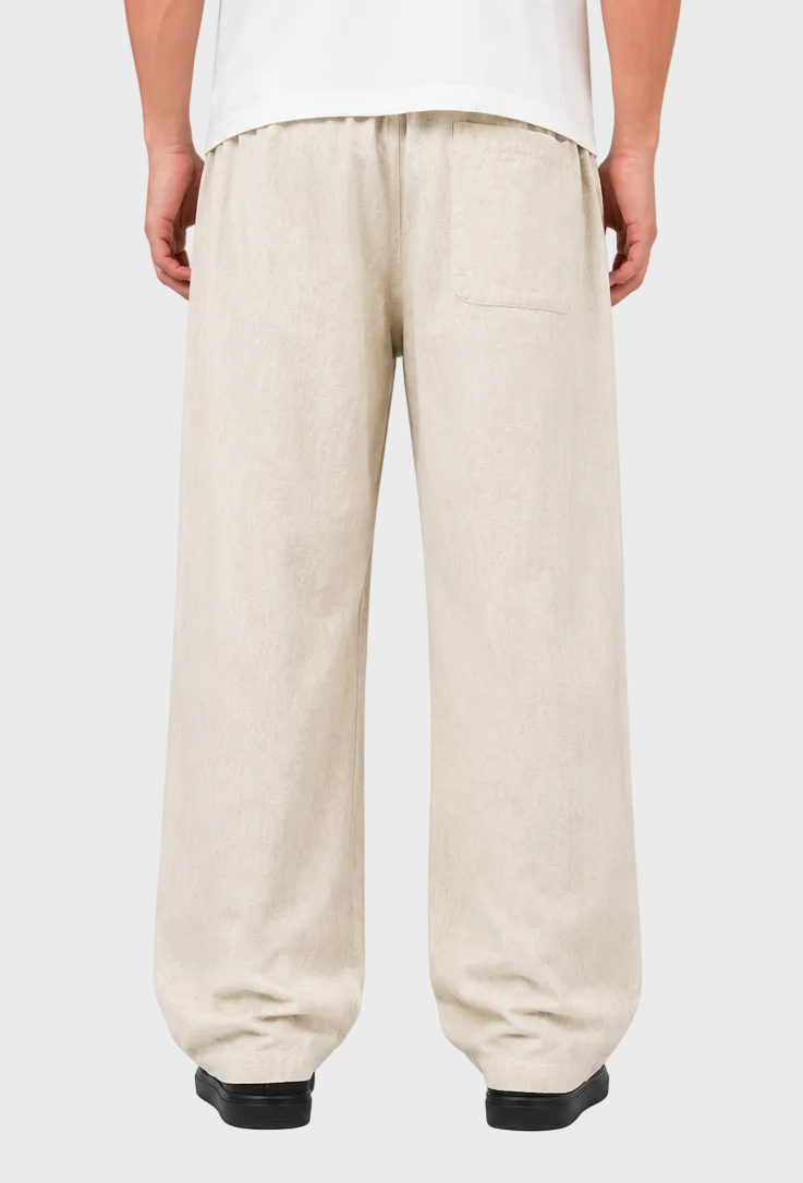 Pleated Linen Pants