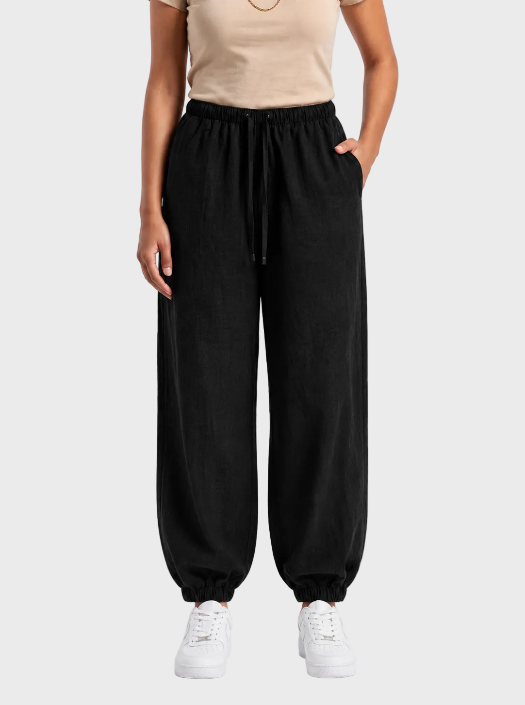 Black Linen Pants