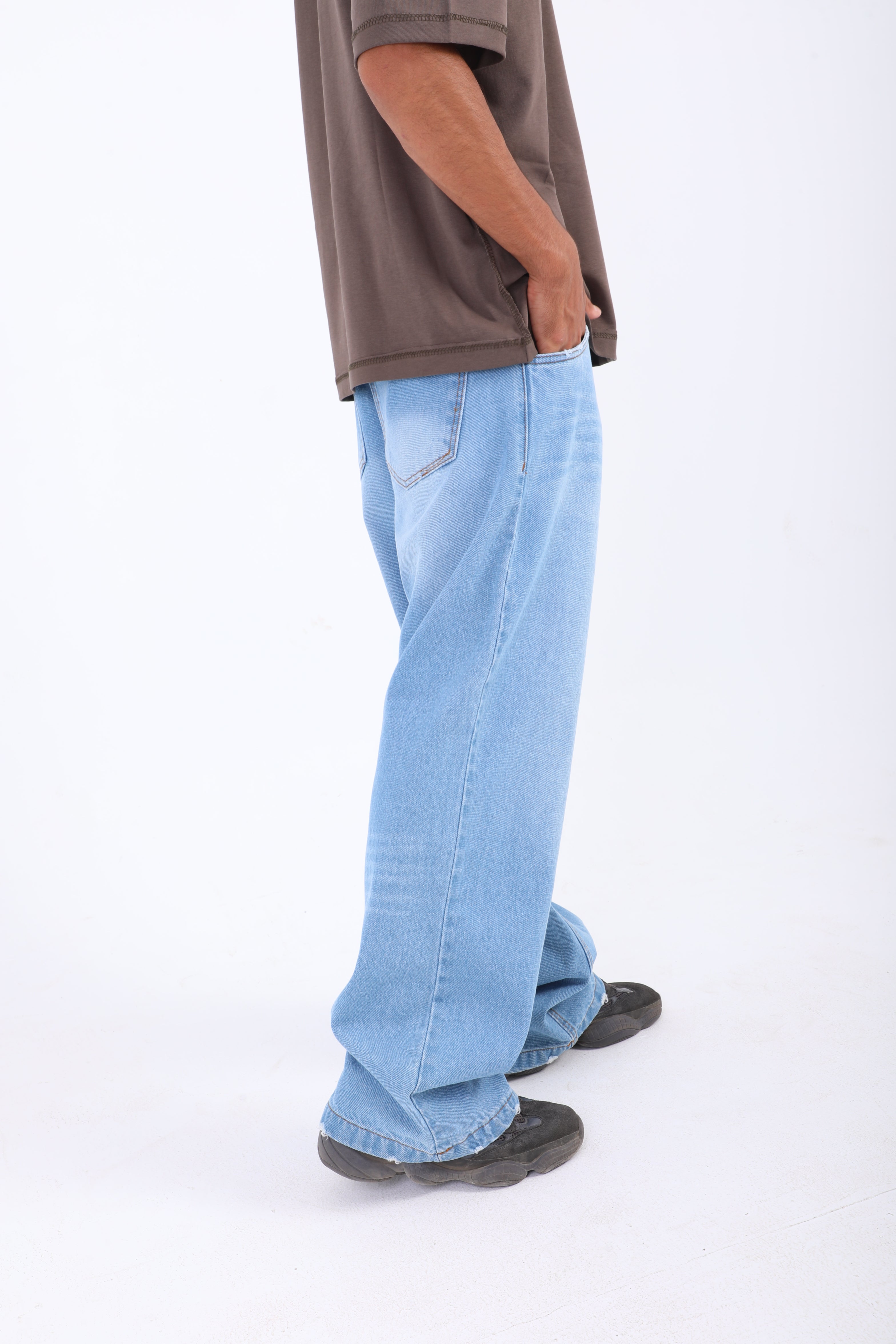 Light Blue Wide Leg Jeans