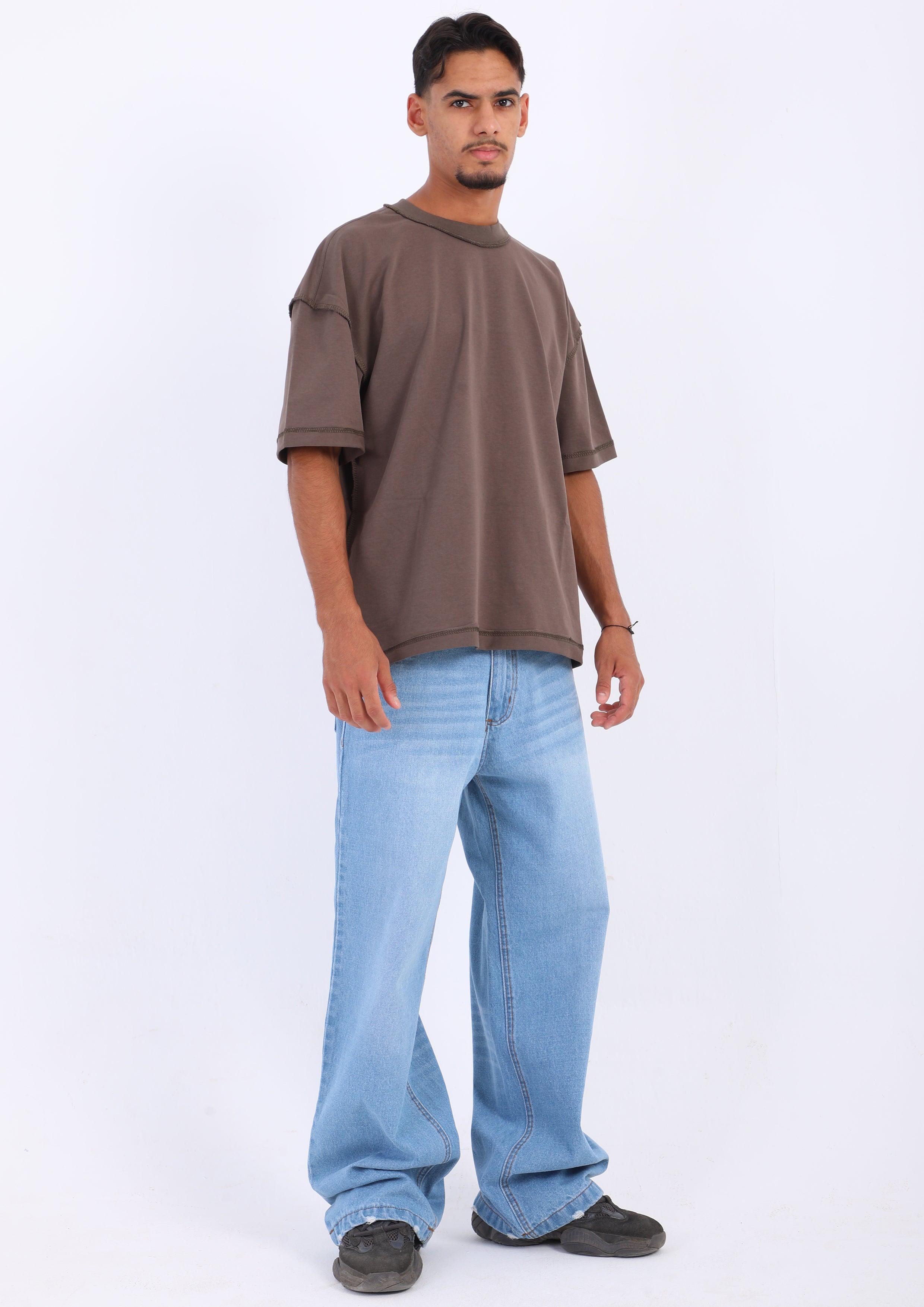 Light Blue Wide Leg Jeans