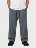Pleated Relaxed Sweatpants