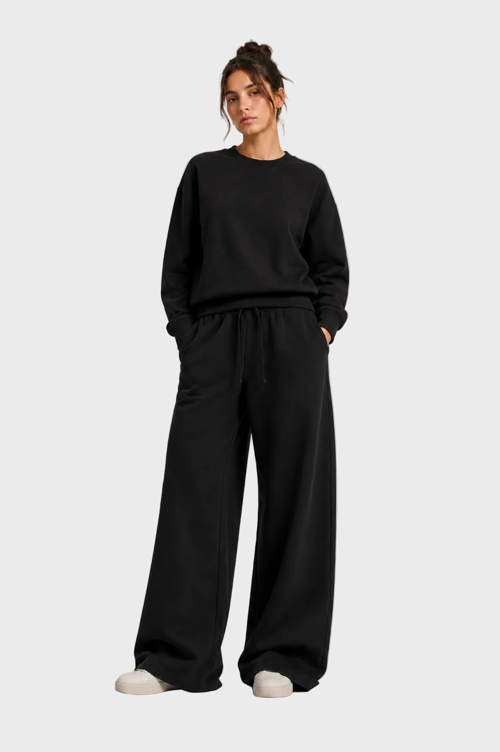 Wide-Leg Loungewear Set