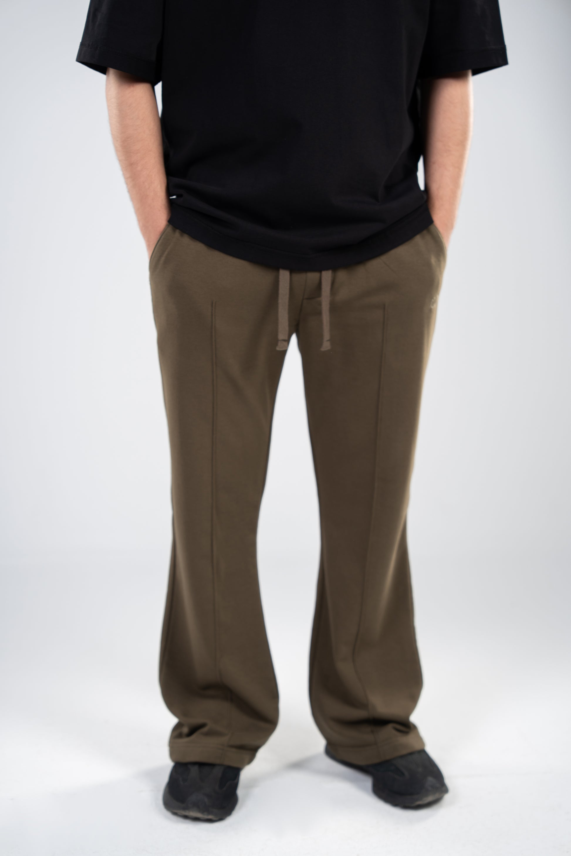 Flared sweatpants