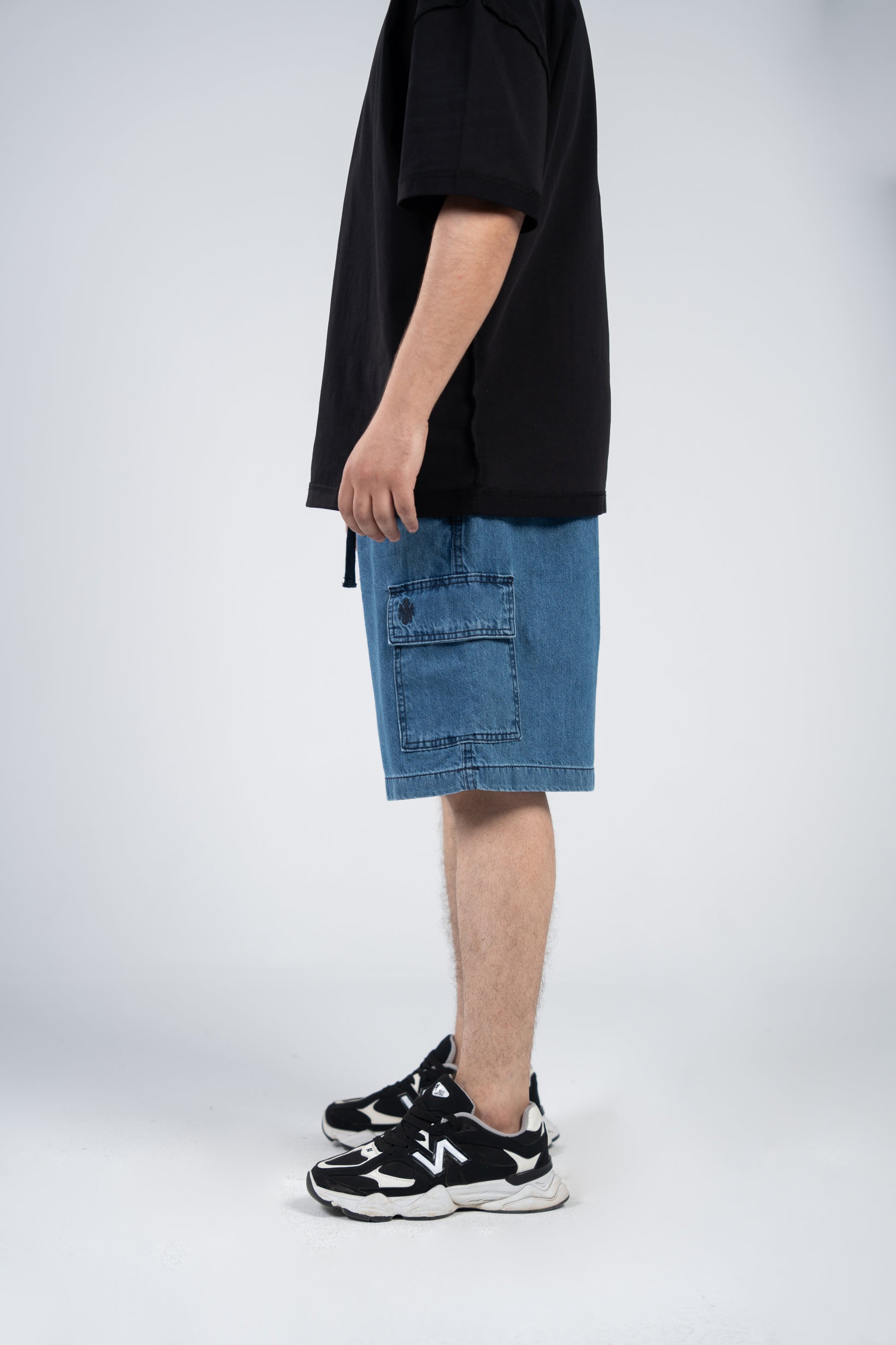 Light Blue Jeans Shorts