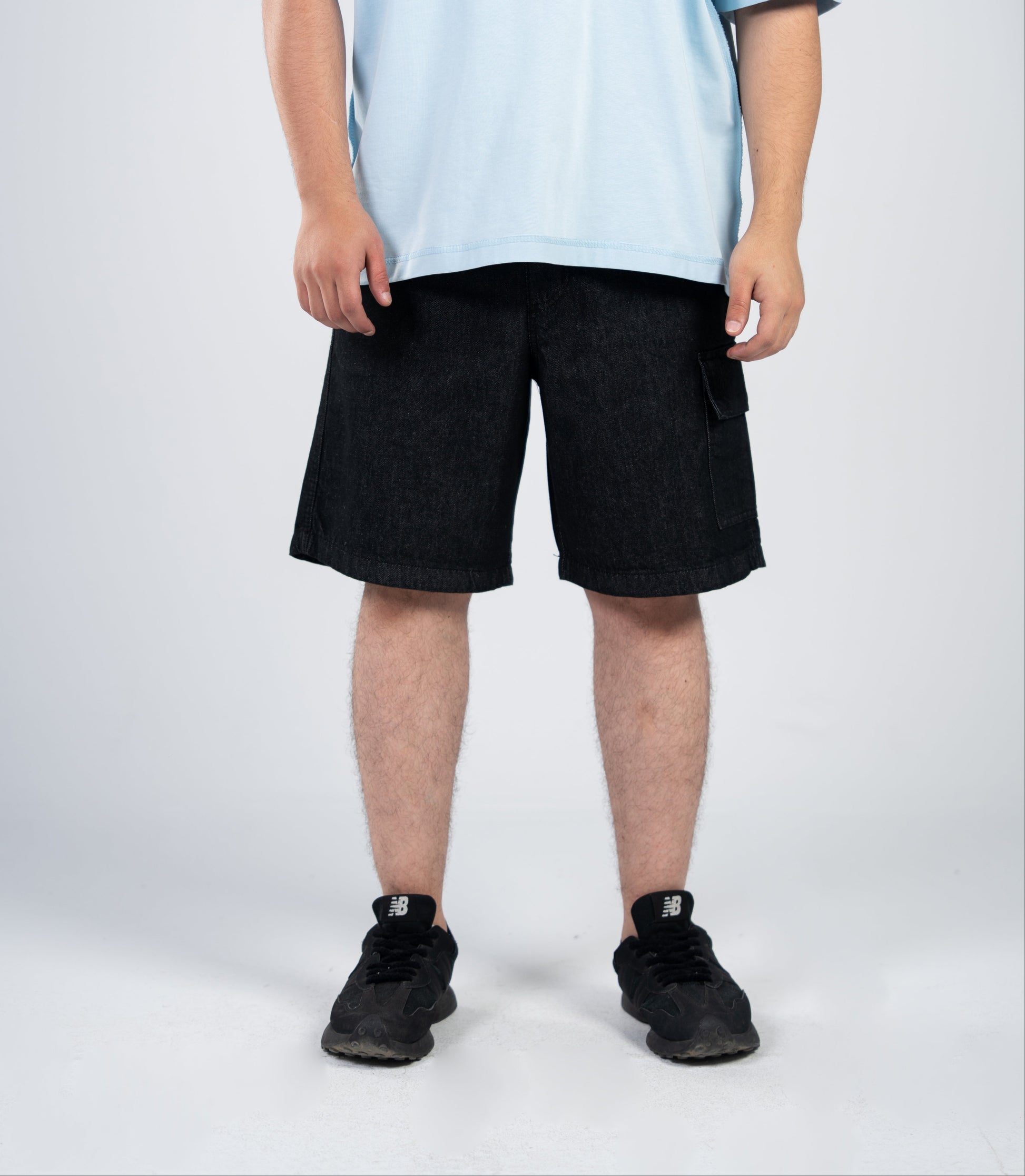 Black Jeans Shorts