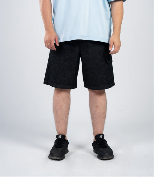 Black Jeans Shorts