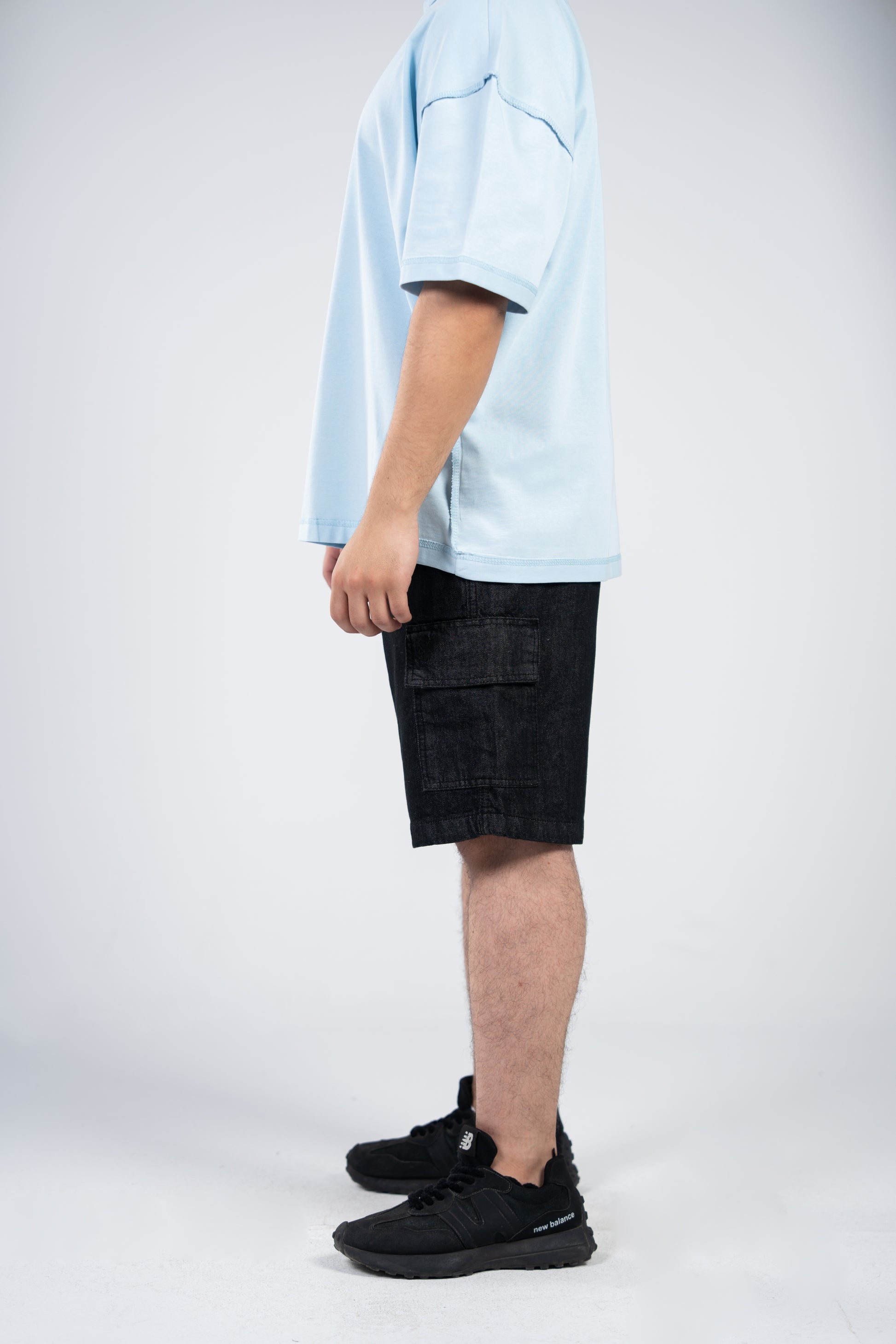 Black Jeans Shorts