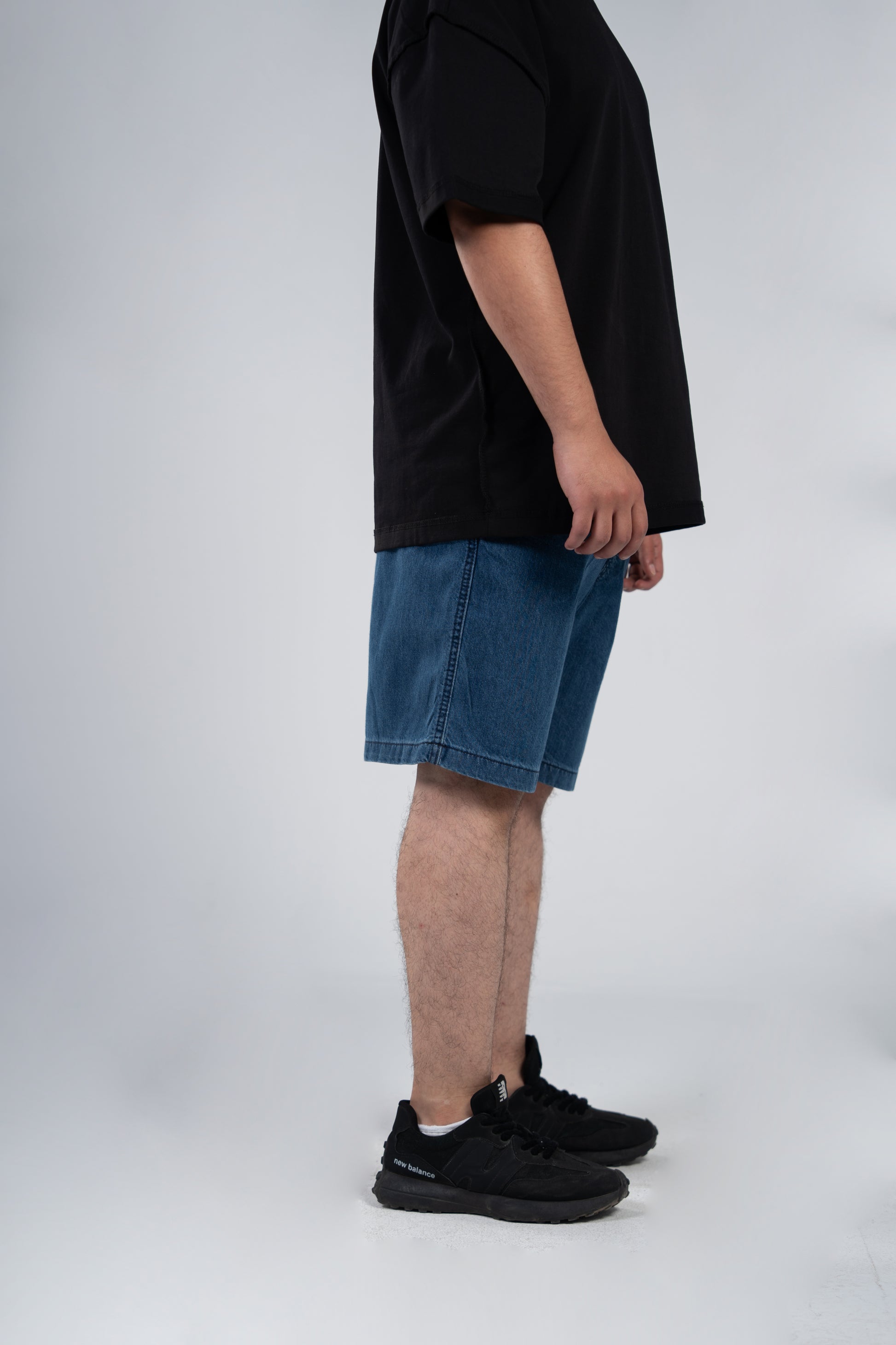 Navy Jeans Shorts