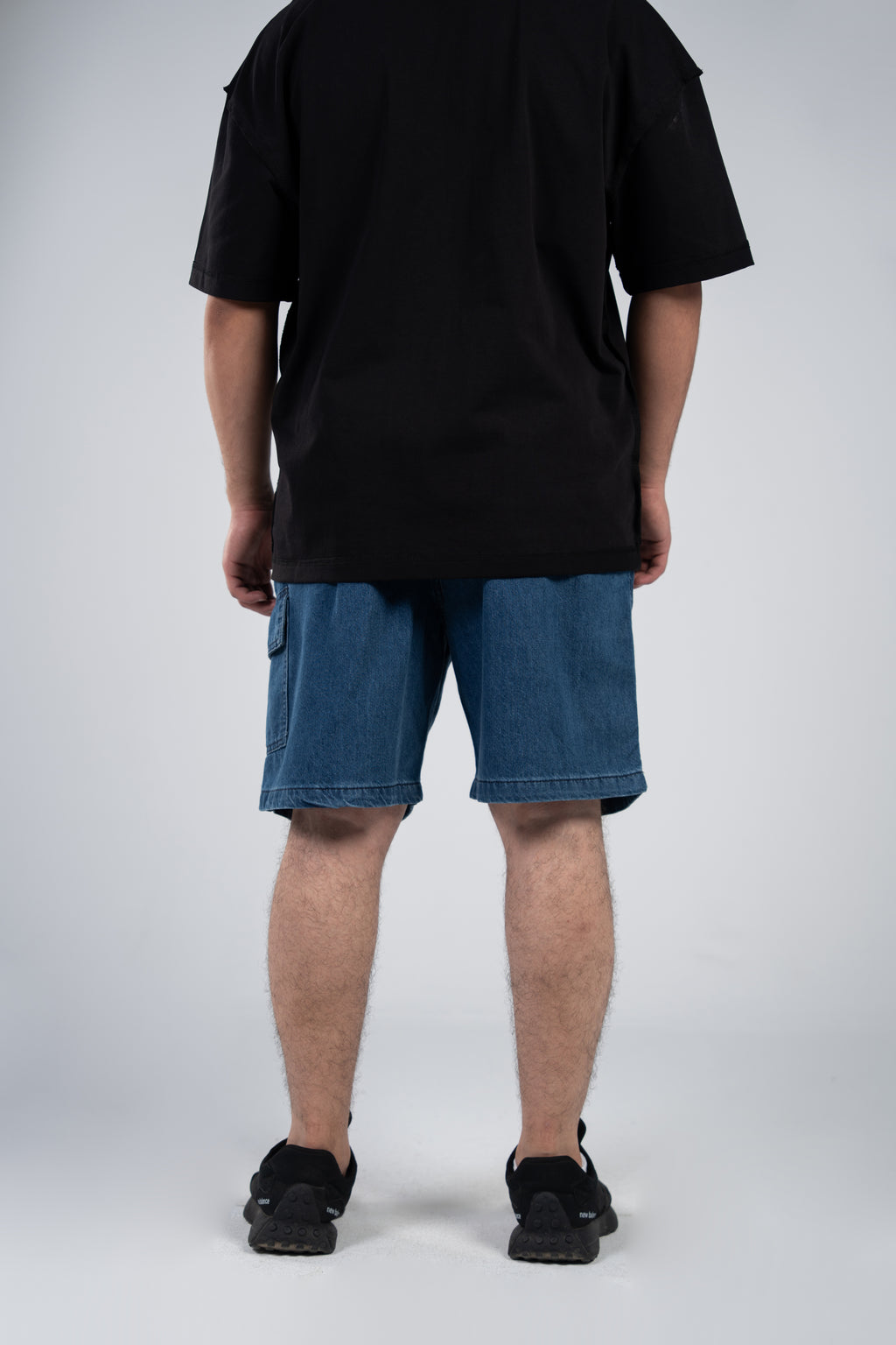 Navy Jeans Shorts