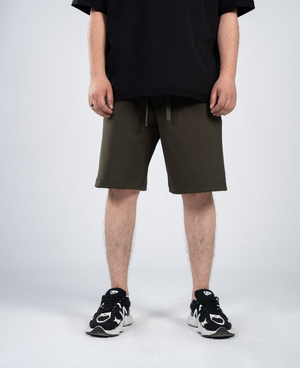 Olive Pocket Print Shorts