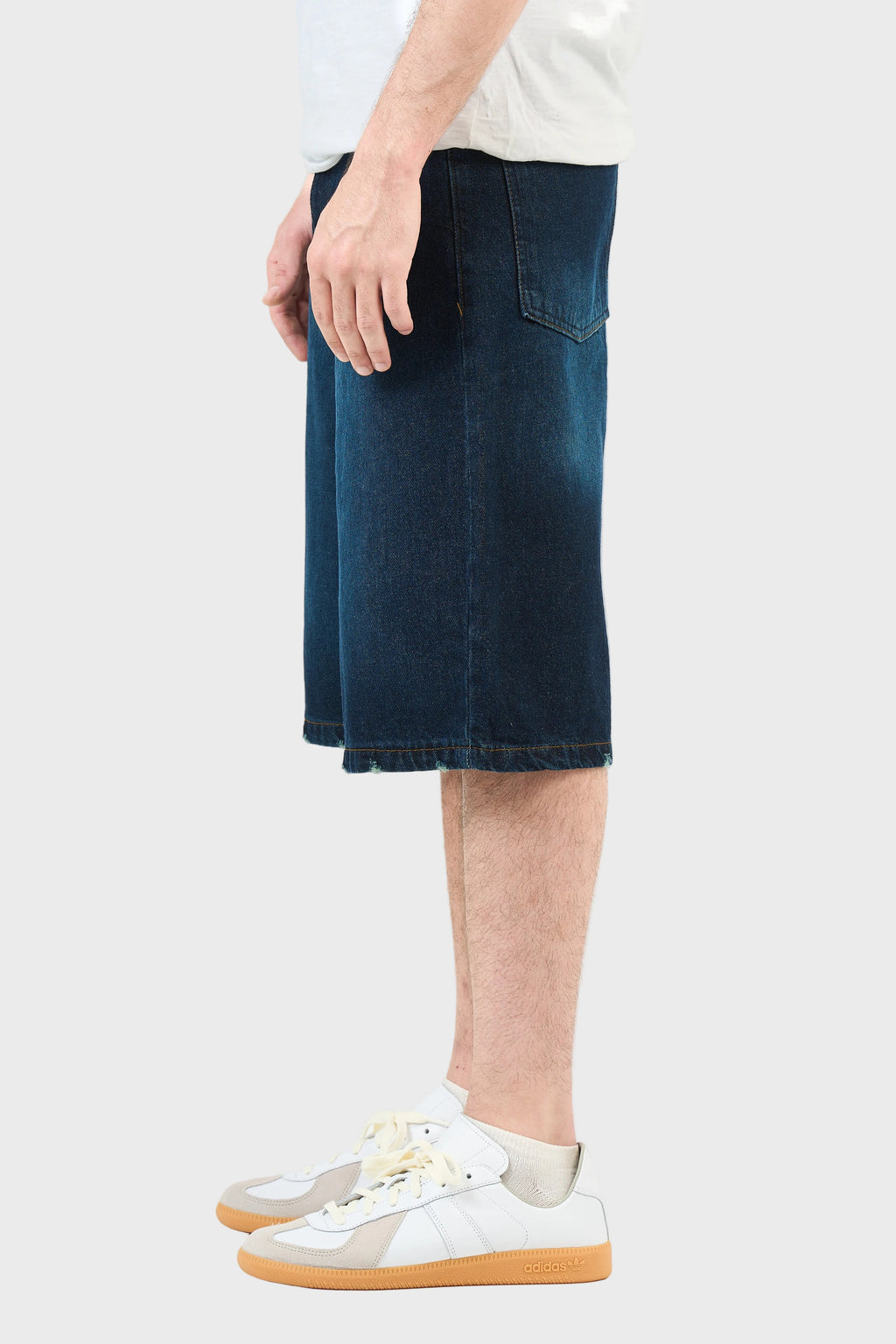 Washed Denim Jorts