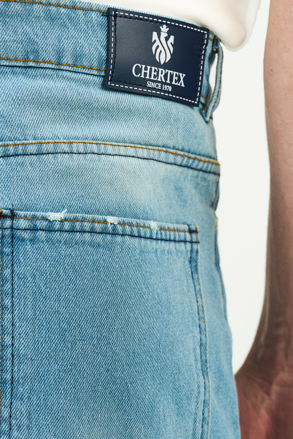 Washed Denim Jorts