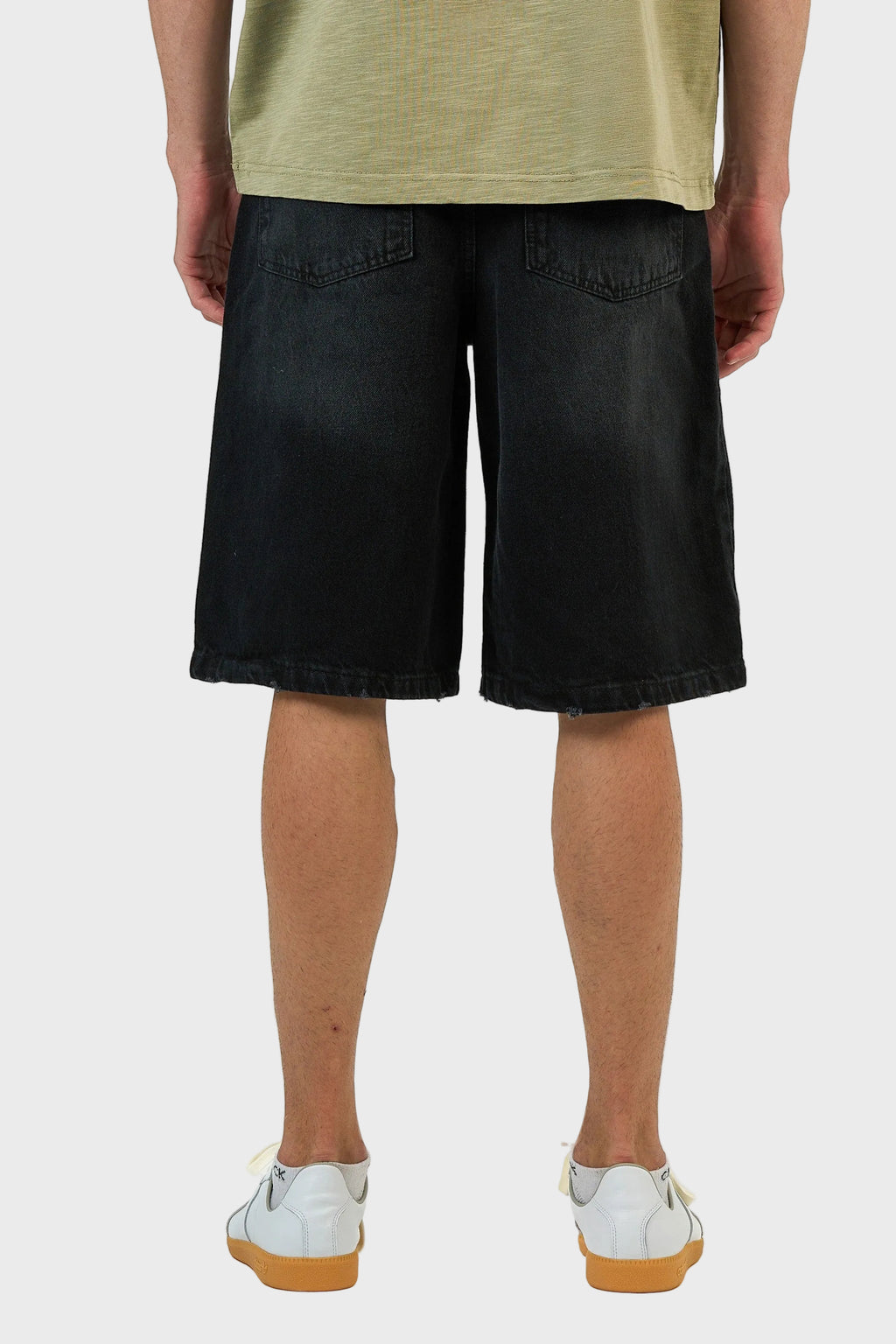 Washed Denim Jorts