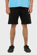 Stitched Panel Cotton Shorts