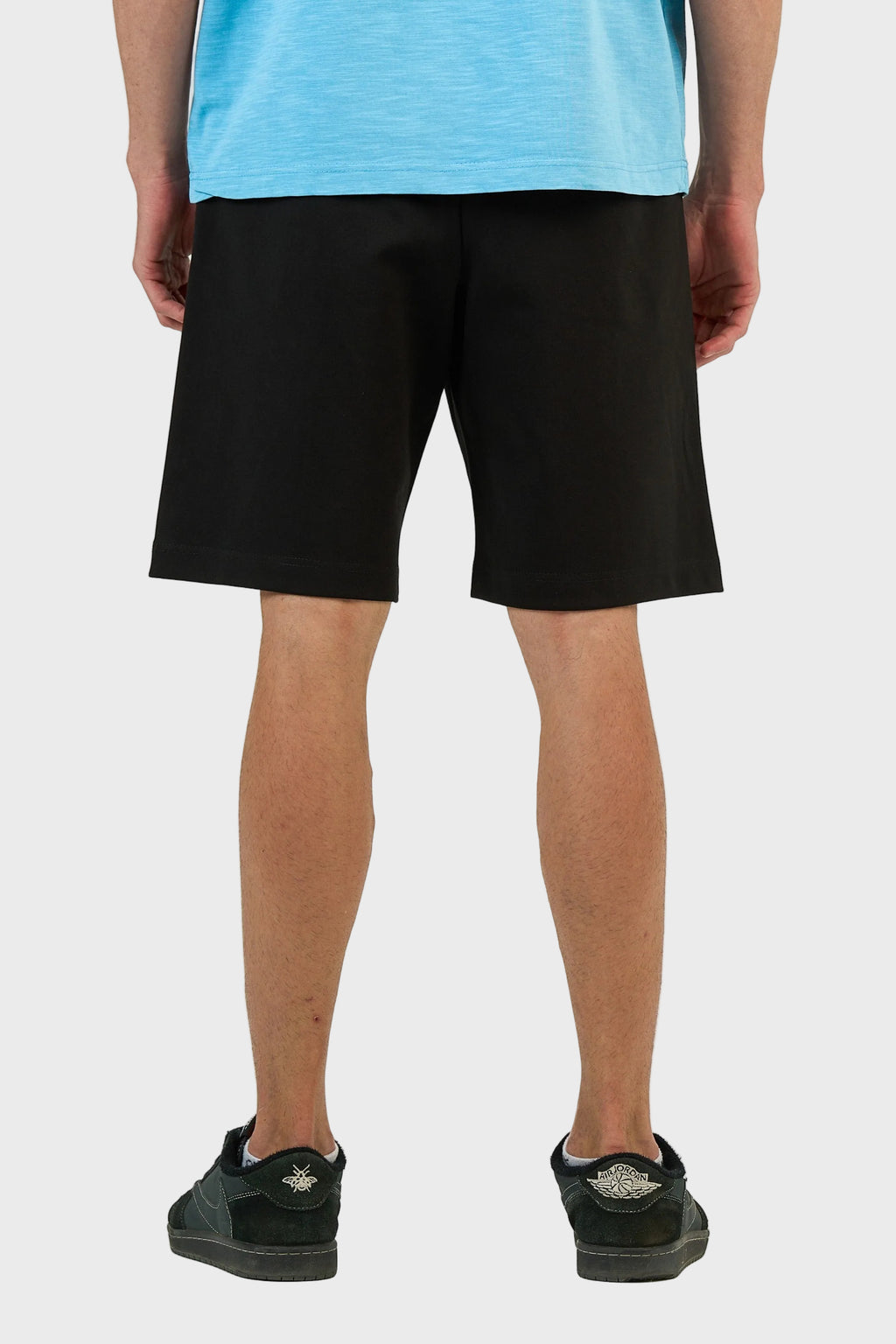 Stitched Panel Cotton Shorts