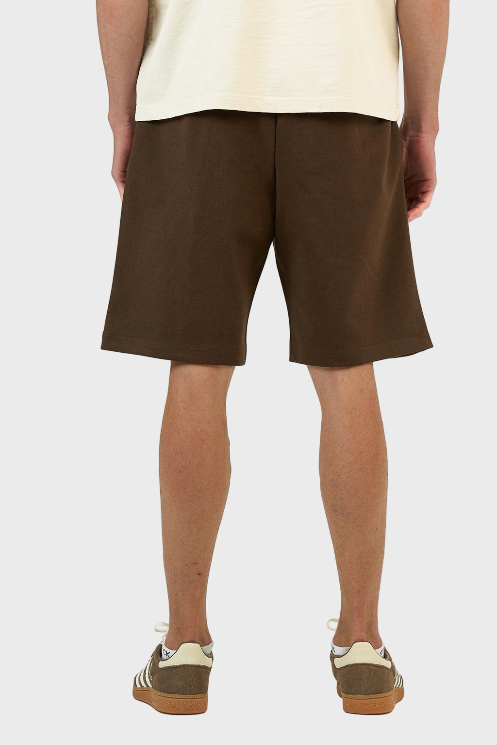 Stitched Panel Cotton Shorts