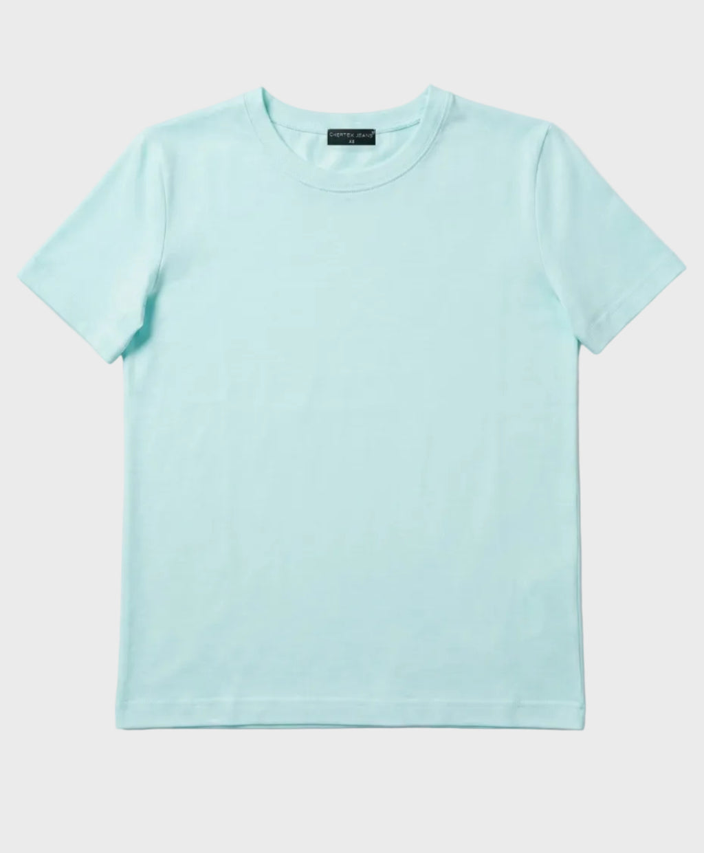 Sky Blue Half Sleeve Basic Top