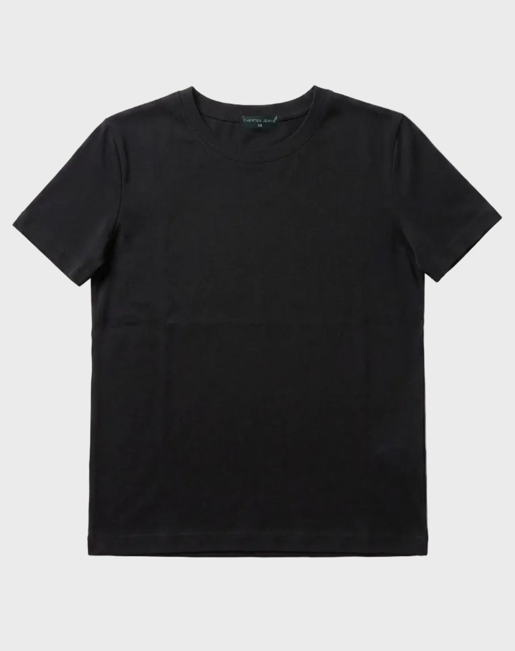Black Half Sleeve Basic Top