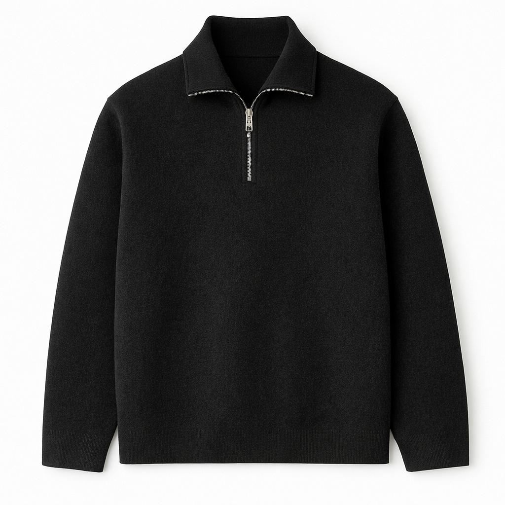 Cashmere Quarter Zip