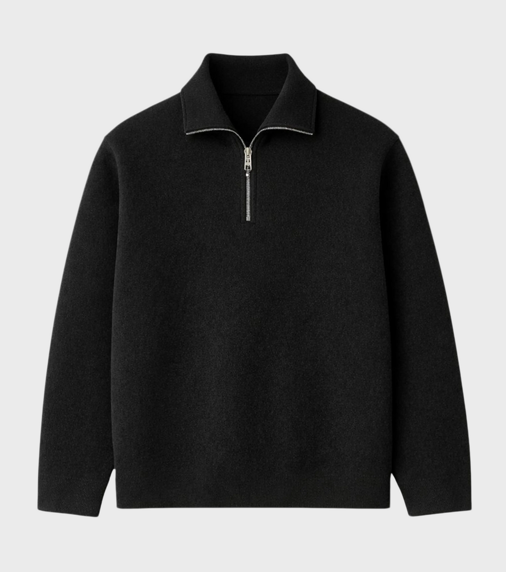 Cashmere Quarter Zip