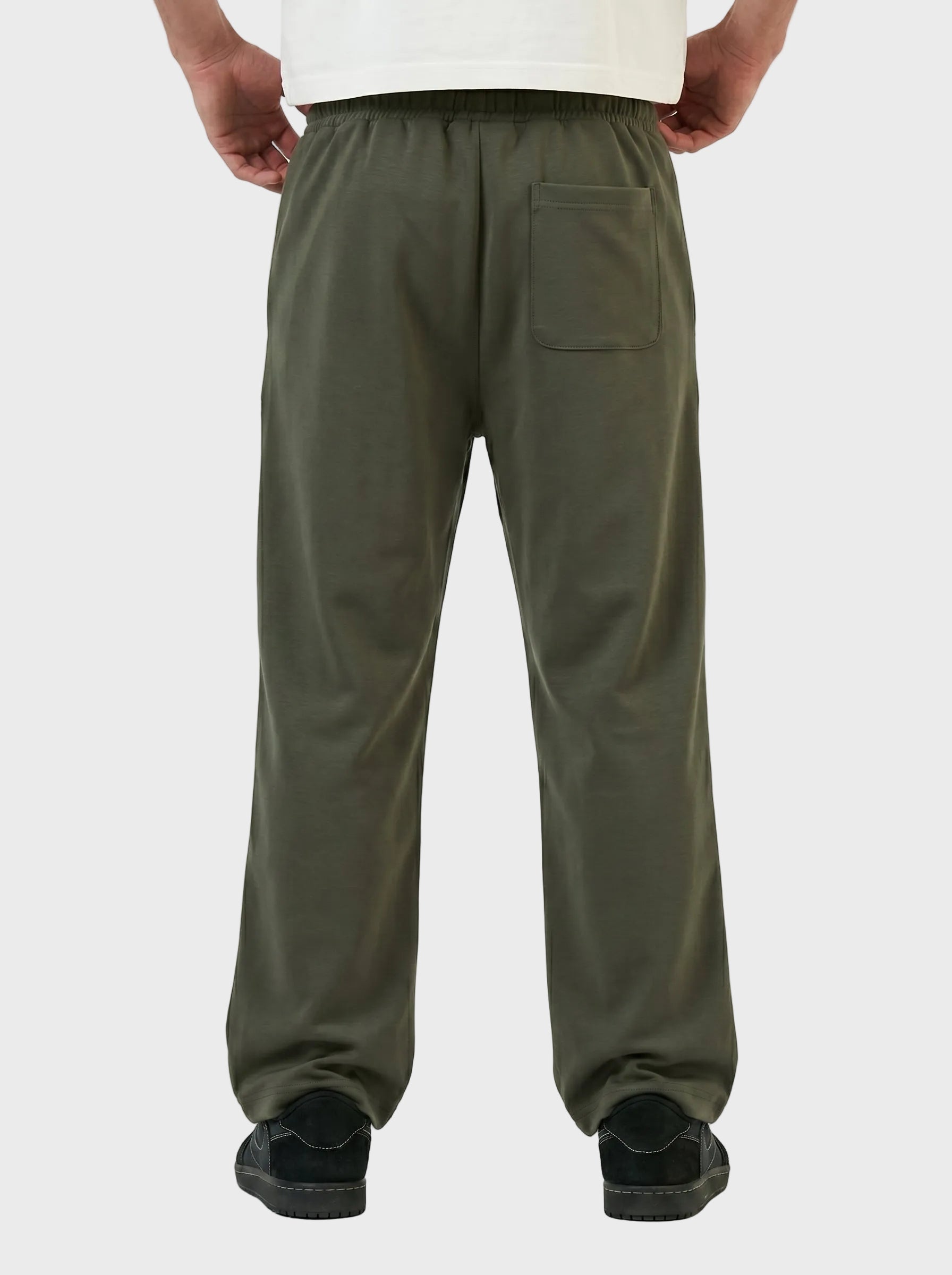 Pleated Relaxed Sweatpants