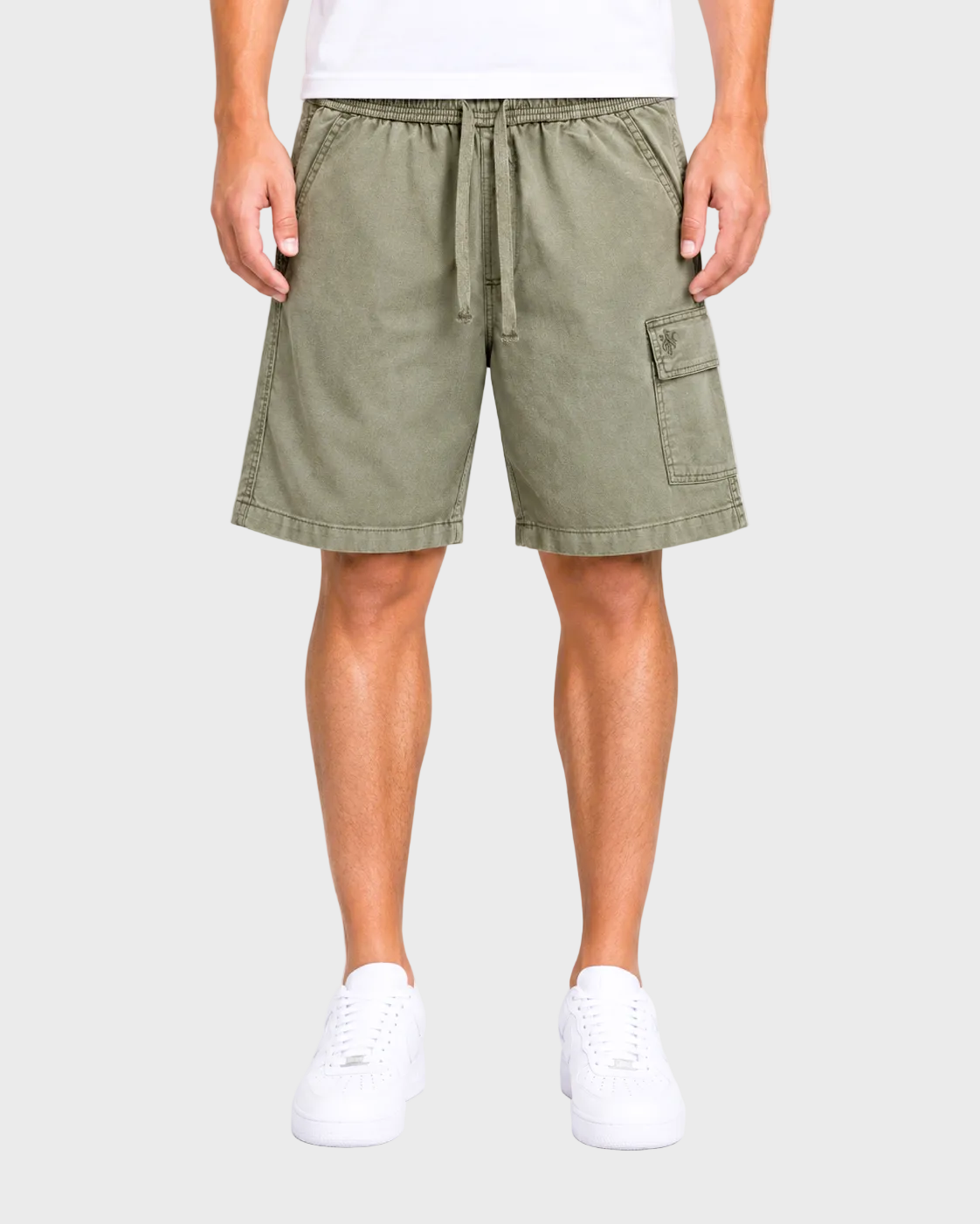 Cargo Gabardine Shorts