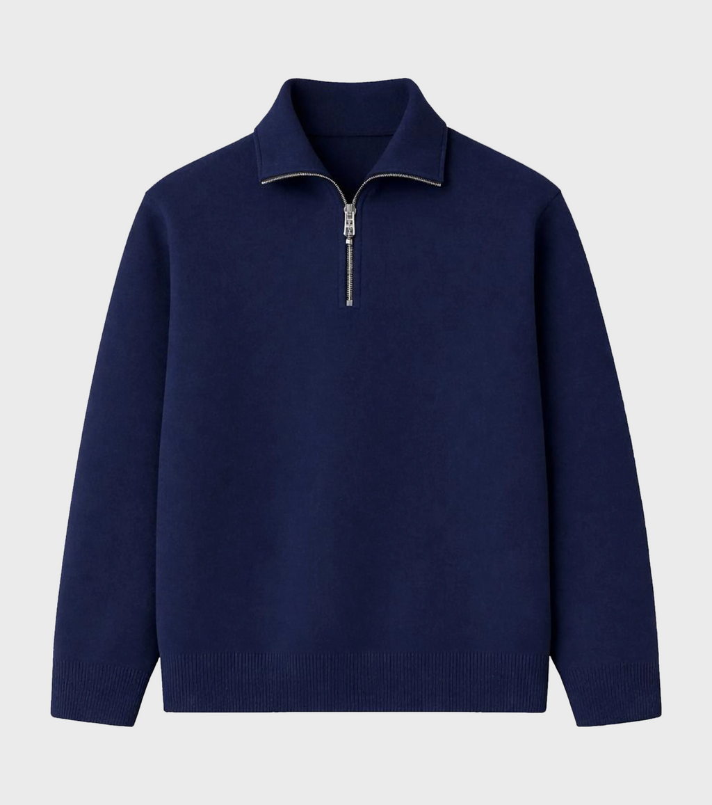 Cashmere Quarter Zip