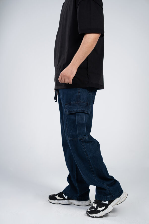 Blue Cargo Jeans Pants - Image 11