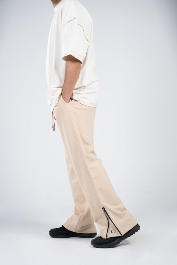 Cotton Zip Pants - Image 2