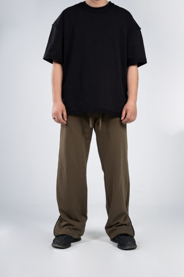 Cotton Zip Pants - Image 7