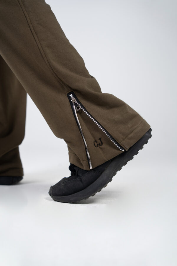 Cotton Zip Pants - Image 9